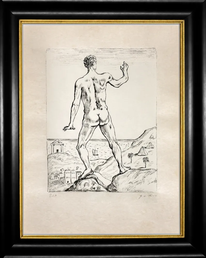 石版画 De Chirico - Hercole