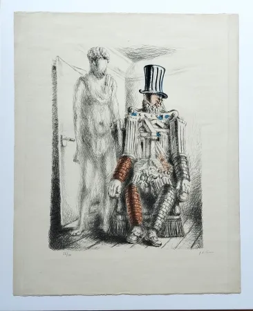 石版画 De Chirico - Il ritorno del figliol prodigo