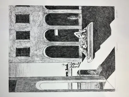 石版画 De Chirico - Malinconia