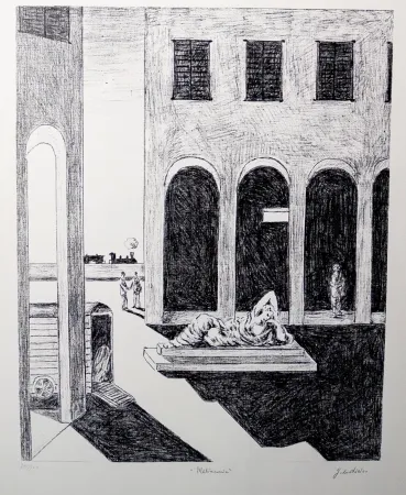 石版画 De Chirico - Malinconia