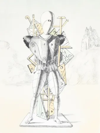 石版画 De Chirico - Trovatore