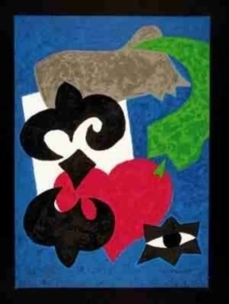 丝网印刷 De Guimaraes - Sans titre