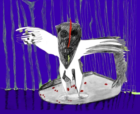 数码版画 De Jong - Deeply Eagelized