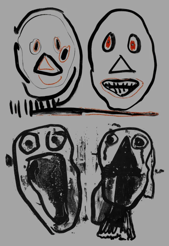 数码版画 De Jong - Macca-bêtes (centre)