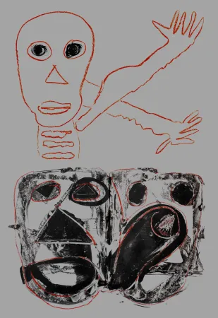 数码版画 De Jong - Macca-bêtes (gauche)