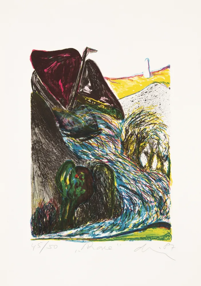 石版画 De Jong - Phare