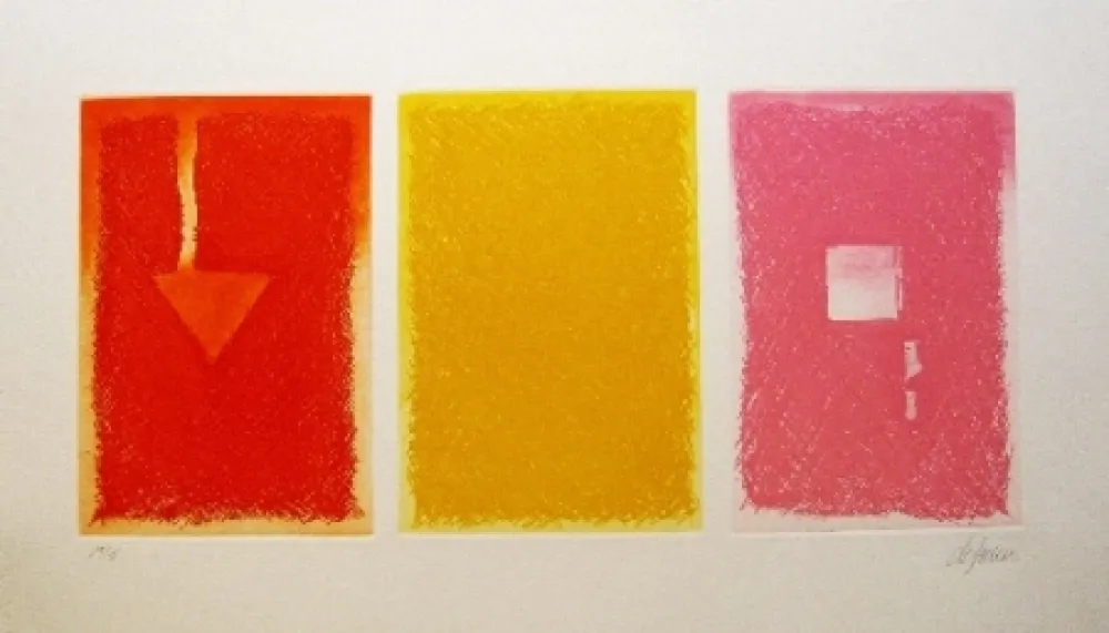 蚀刻飞尘法 De Juan - Triptica en color II