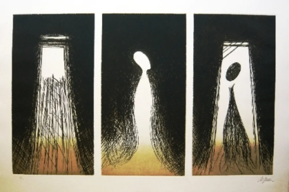 蚀刻飞尘法 De Juan - Triptico