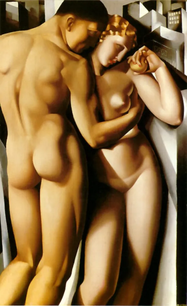 丝网印刷 De Lempicka - Adam And Eve