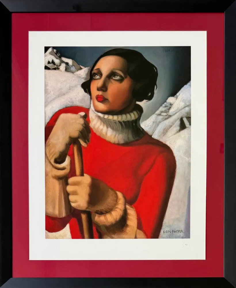 数码版画 De Lempicka - Saint Moritz, 1929