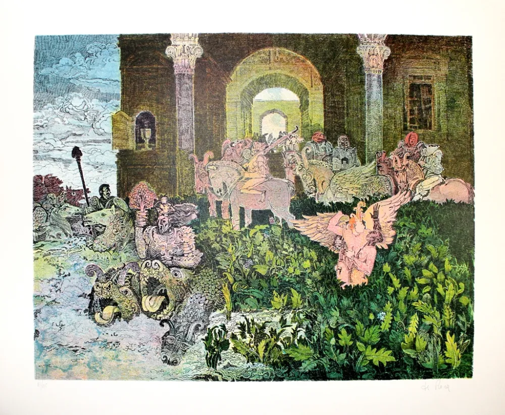 石版画 De Rosa - Creatures