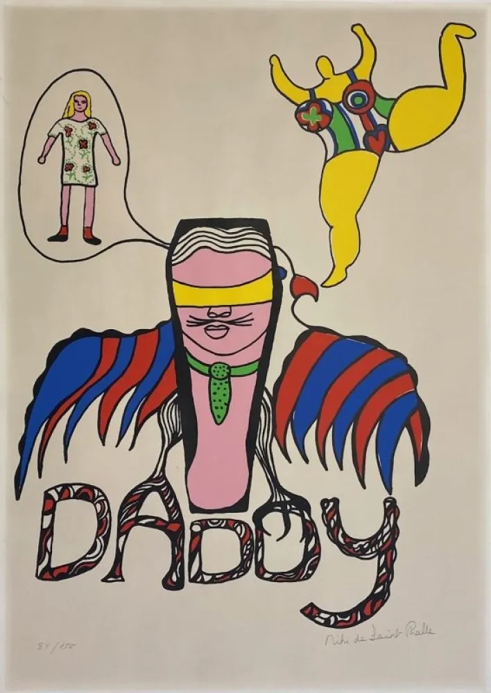 丝网印刷 De Saint Phalle - Daddy 