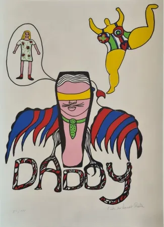 丝网印刷 De Saint Phalle - Daddy 