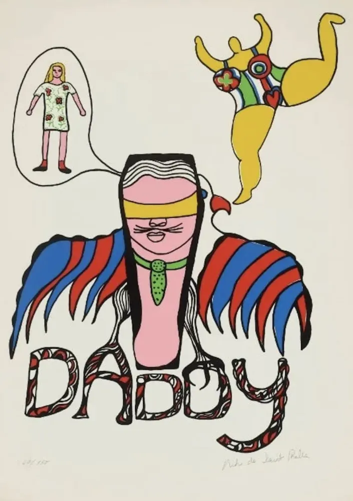 丝网印刷 De Saint Phalle - Daddy