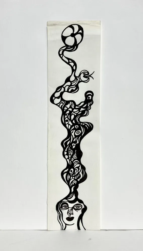 无技术 De Saint Phalle - Encre sur papier 