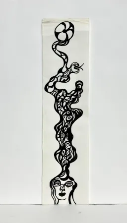 无技术 De Saint Phalle - Encre sur papier 