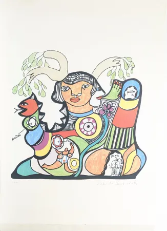 胶版印刷 De Saint Phalle - Hommage à la vie 