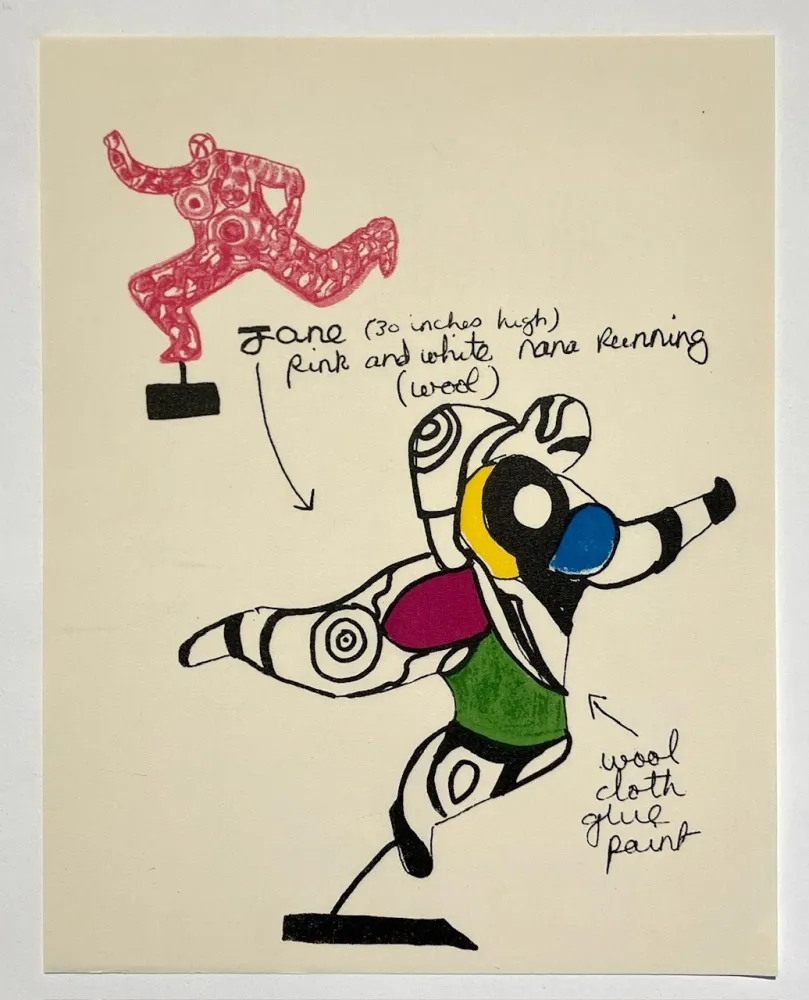 石版画 De Saint Phalle - Jane. 1966