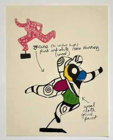 石版画 De Saint Phalle - Jane. 1966