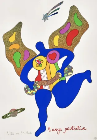 复数作品 De Saint Phalle - L'ange protecteur