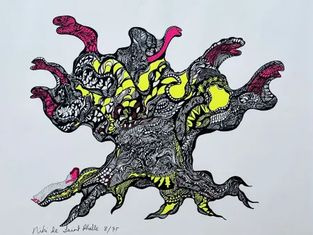 丝网印刷 De Saint Phalle - L'arbre 