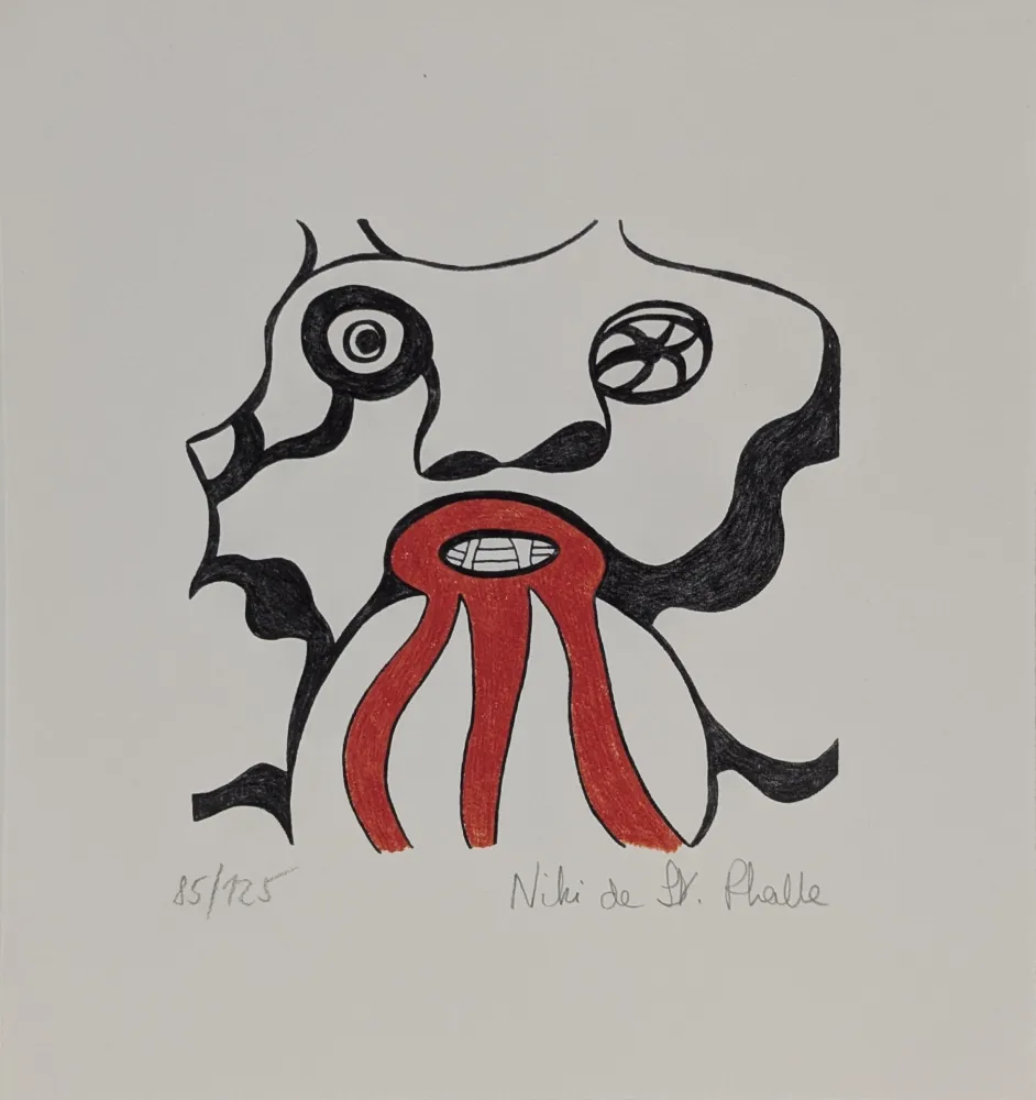 石版画 De Saint Phalle - Le Golem - Jerusalem 