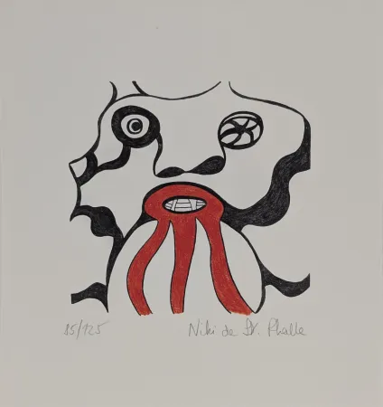 石版画 De Saint Phalle - Le Golem - Jerusalem 