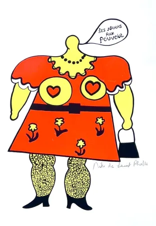 丝网印刷 De Saint Phalle - Les Nanas aux pouvoir 