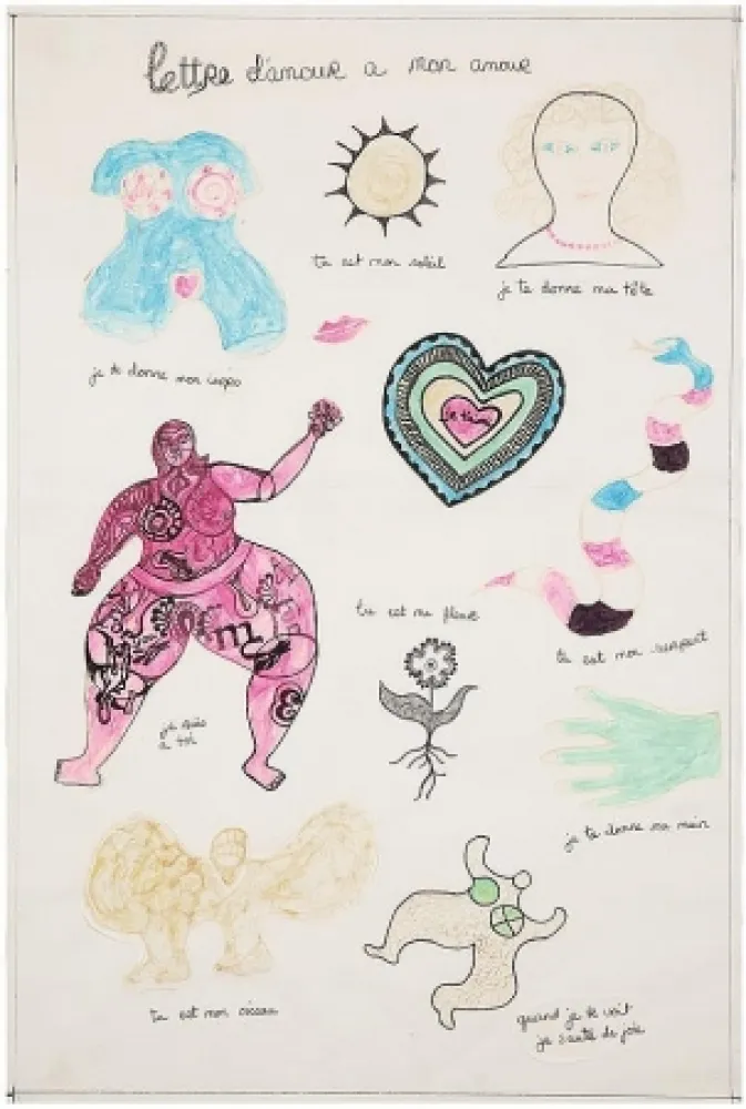 复数作品 De Saint Phalle - Lettre d’amour à mon amour