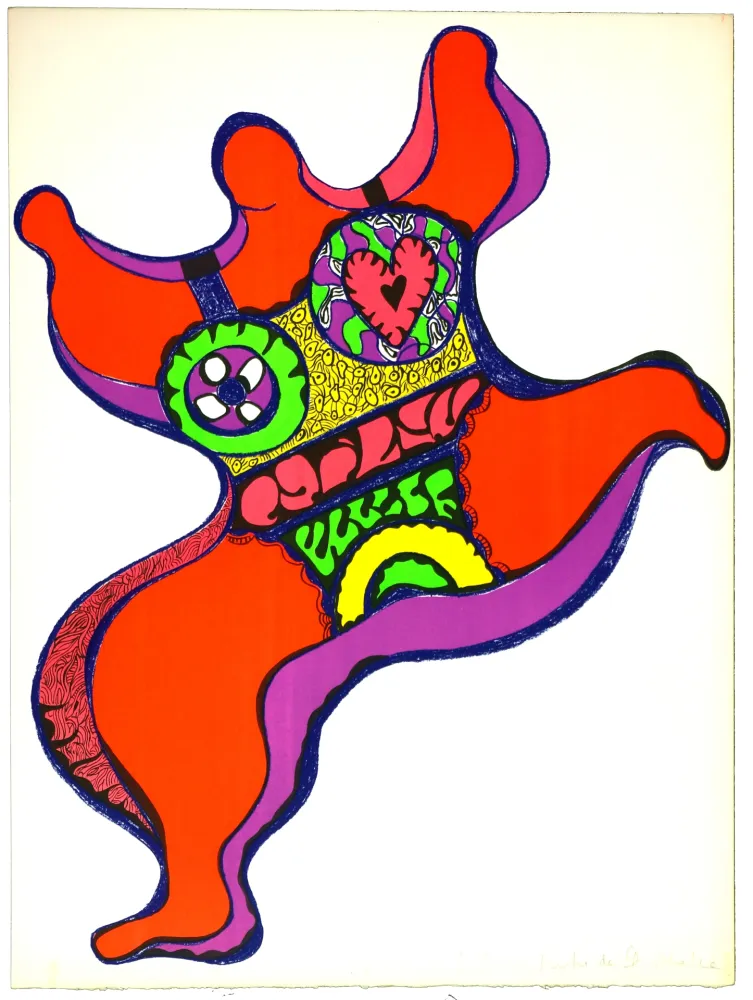 石版画 De Saint Phalle - Nana