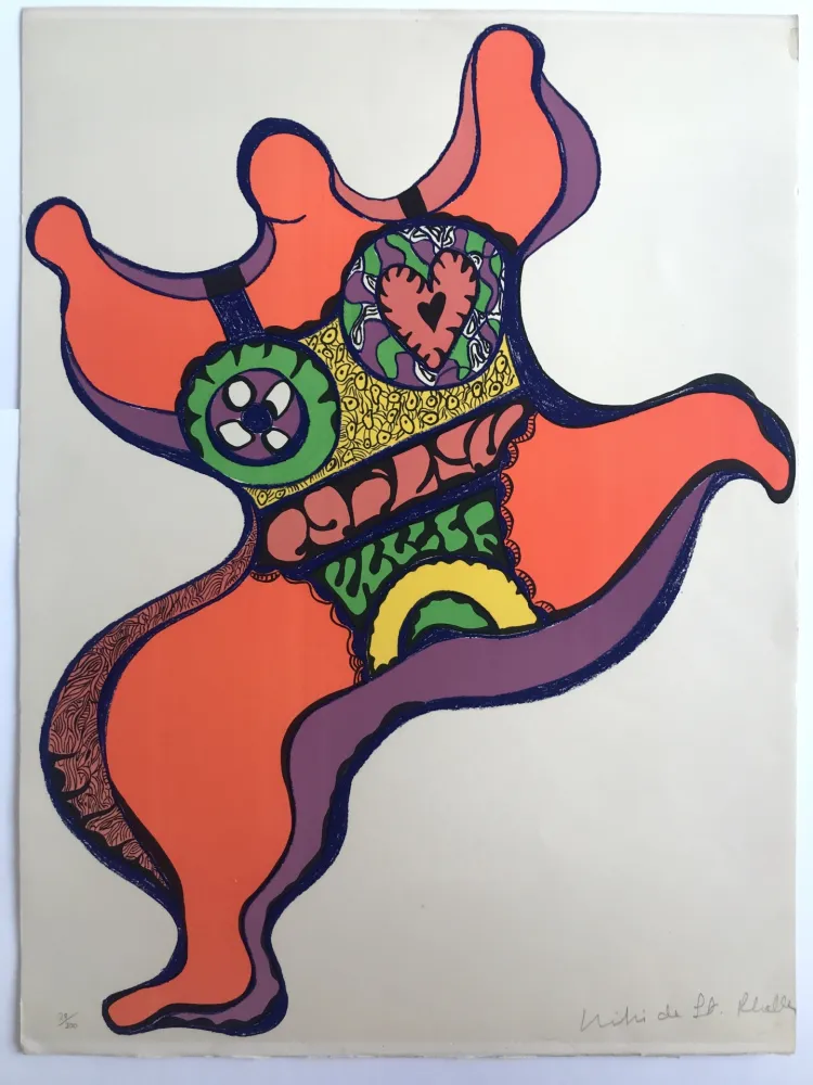 石版画 De Saint Phalle - Nana