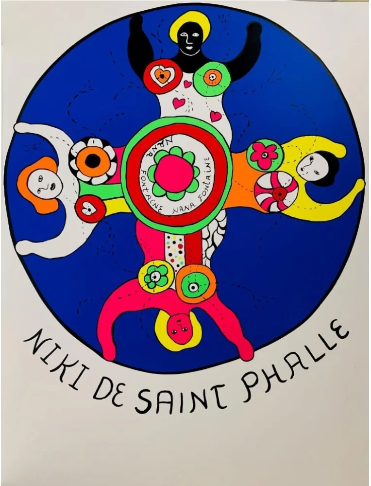 胶版印刷 De Saint Phalle - Nana Fontaine