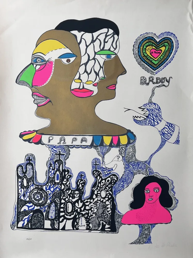 丝网印刷 De Saint Phalle - Nana Power 