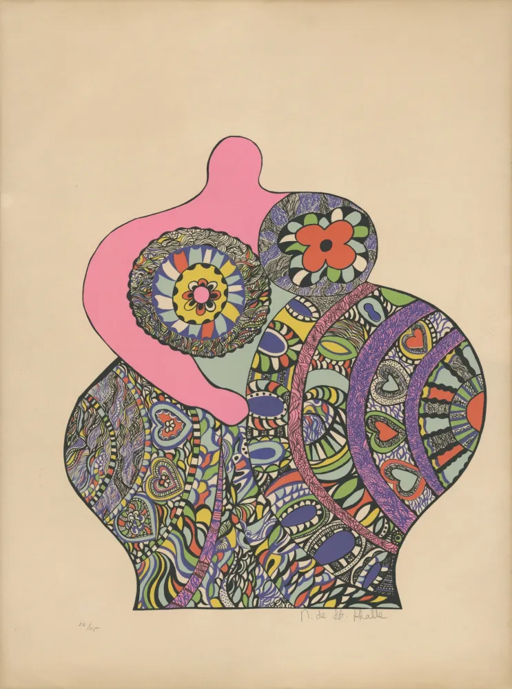 丝网印刷 De Saint Phalle - Nana Power : Nana II