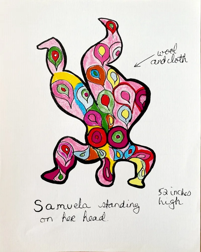 石版画 De Saint Phalle - Nanas - Samuela