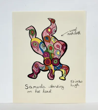 石版画 De Saint Phalle - Samuela. 1966