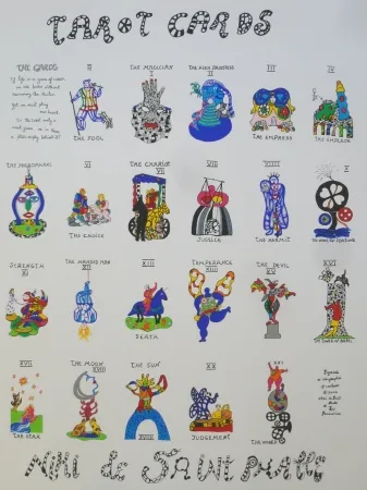 丝网印刷 De Saint Phalle - TAROTS CARDS