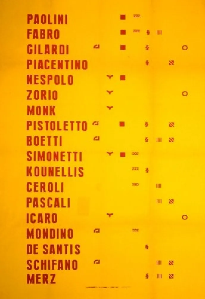 石版画 De Santis - Manifesto 2017