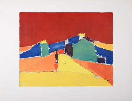 胶版印刷 De Stael - Agrigente, 1960