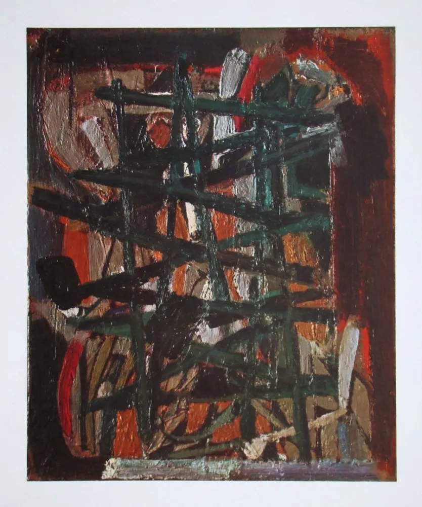 胶版印刷 De Stael - Barrière, 1947