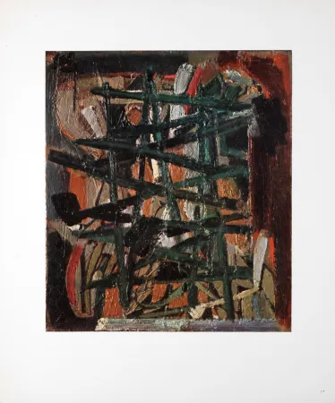 胶版印刷 De Stael - Barrière, 1960.