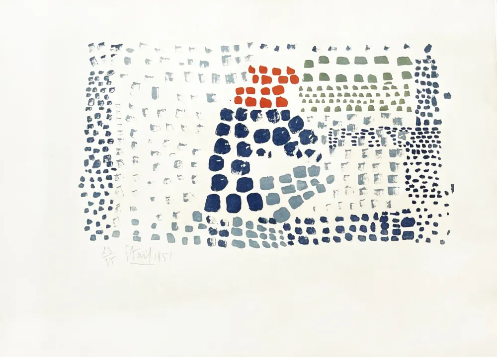 石版画 De Stael - Composition