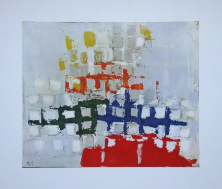 胶版印刷 De Stael - Composition