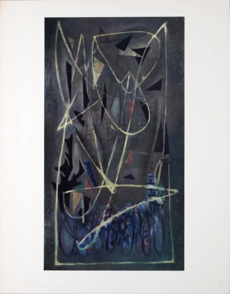 胶版印刷 De Stael - Composition, 1960.