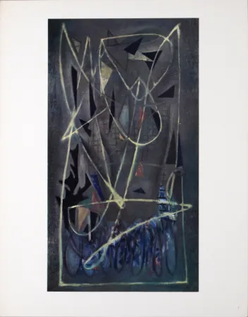 胶版印刷 De Stael - Composition, 1960.