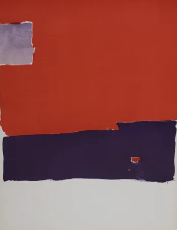 镂版印刷 De Stael - Composition abstraite, 1959