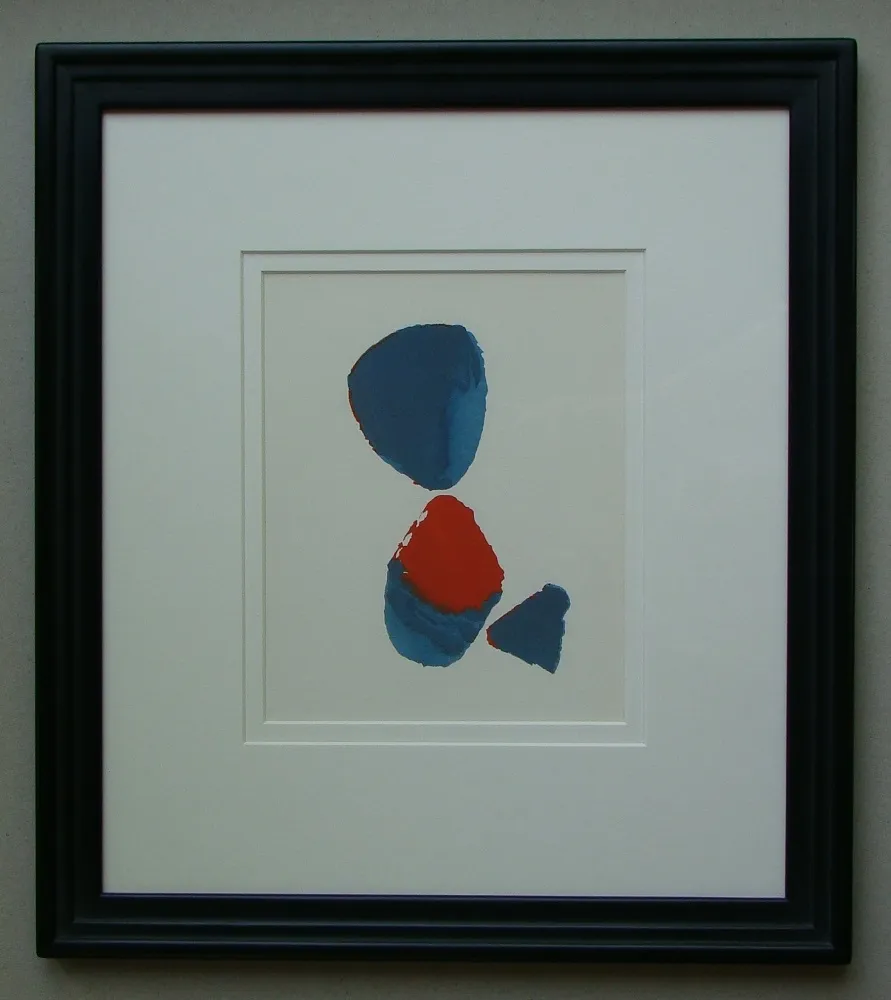 镂版印刷 De Stael - Composition sans titre pour René Char, 1952