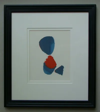 镂版印刷 De Stael - Composition sans titre pour René Char, 1952