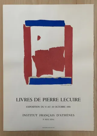 石版画 De Stael - Livres de Pierre Lecuire / Institut français d'Athènes
