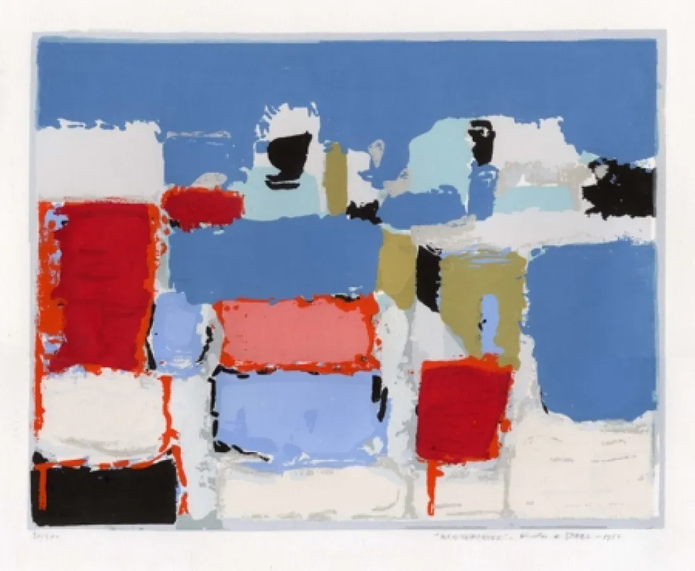 镂版印刷 De Stael - Méditerranée